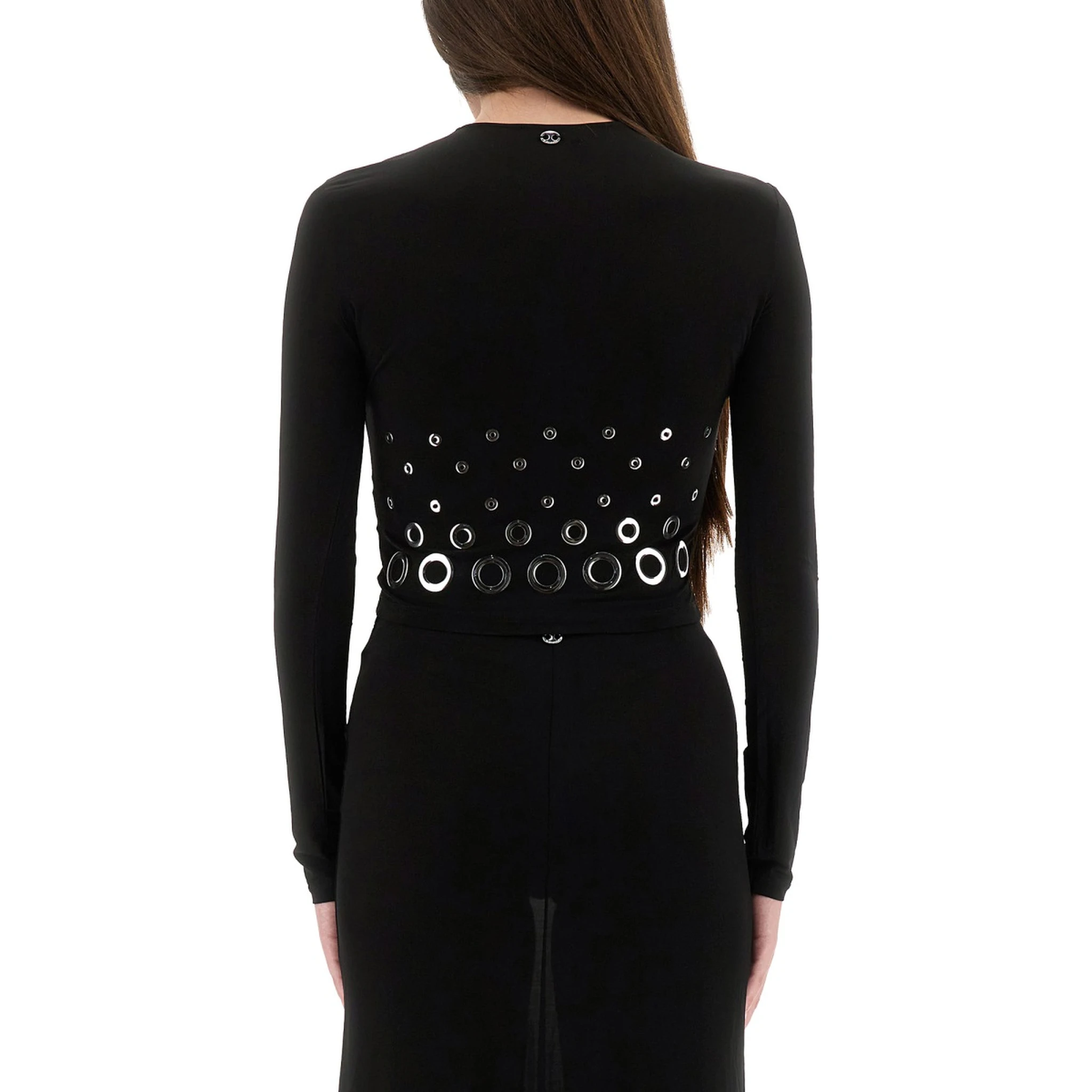 CROPPED TOP WITH EYELETS