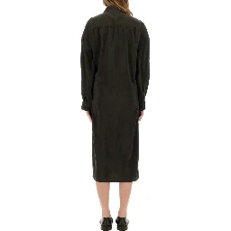 "STRAIGHT COLLAR TWISTED" DRESS