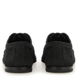 WOVEN FABRIC "DERBY" SHOE