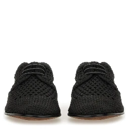 WOVEN FABRIC "DERBY" SHOE