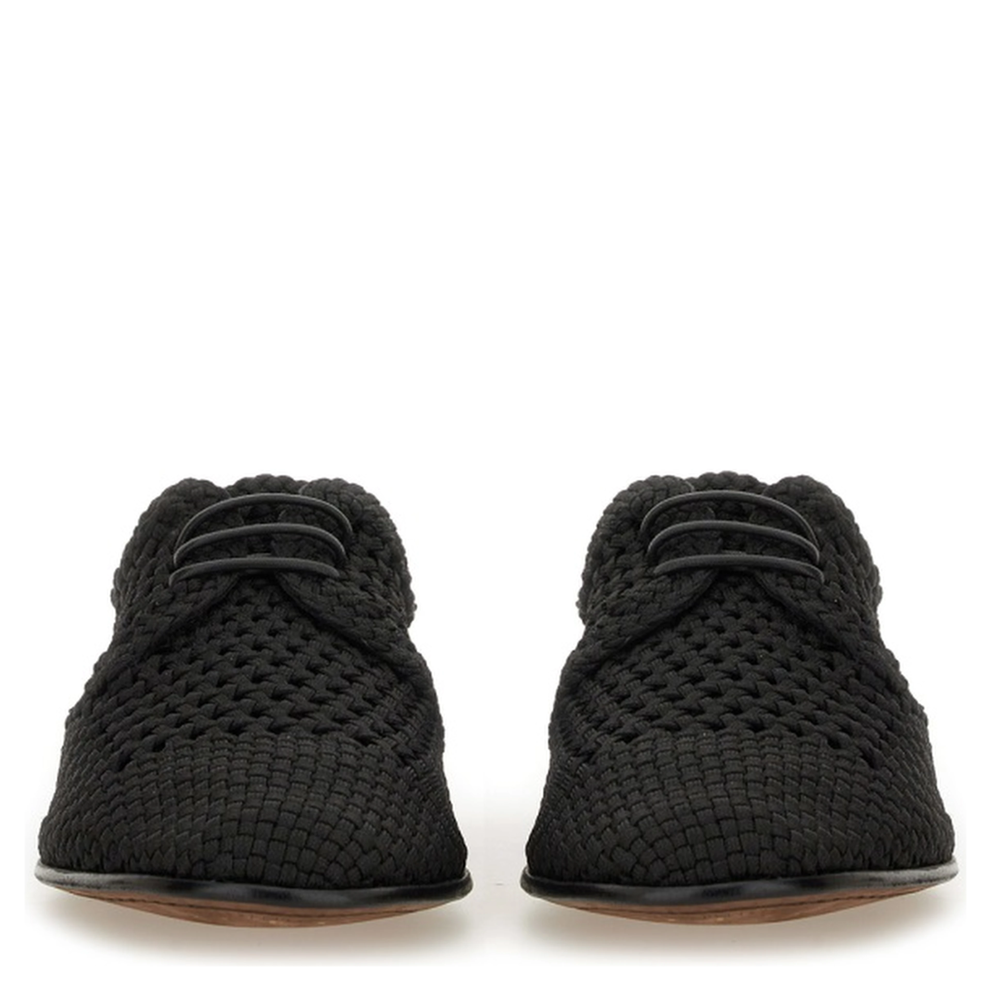 WOVEN FABRIC "DERBY" SHOE