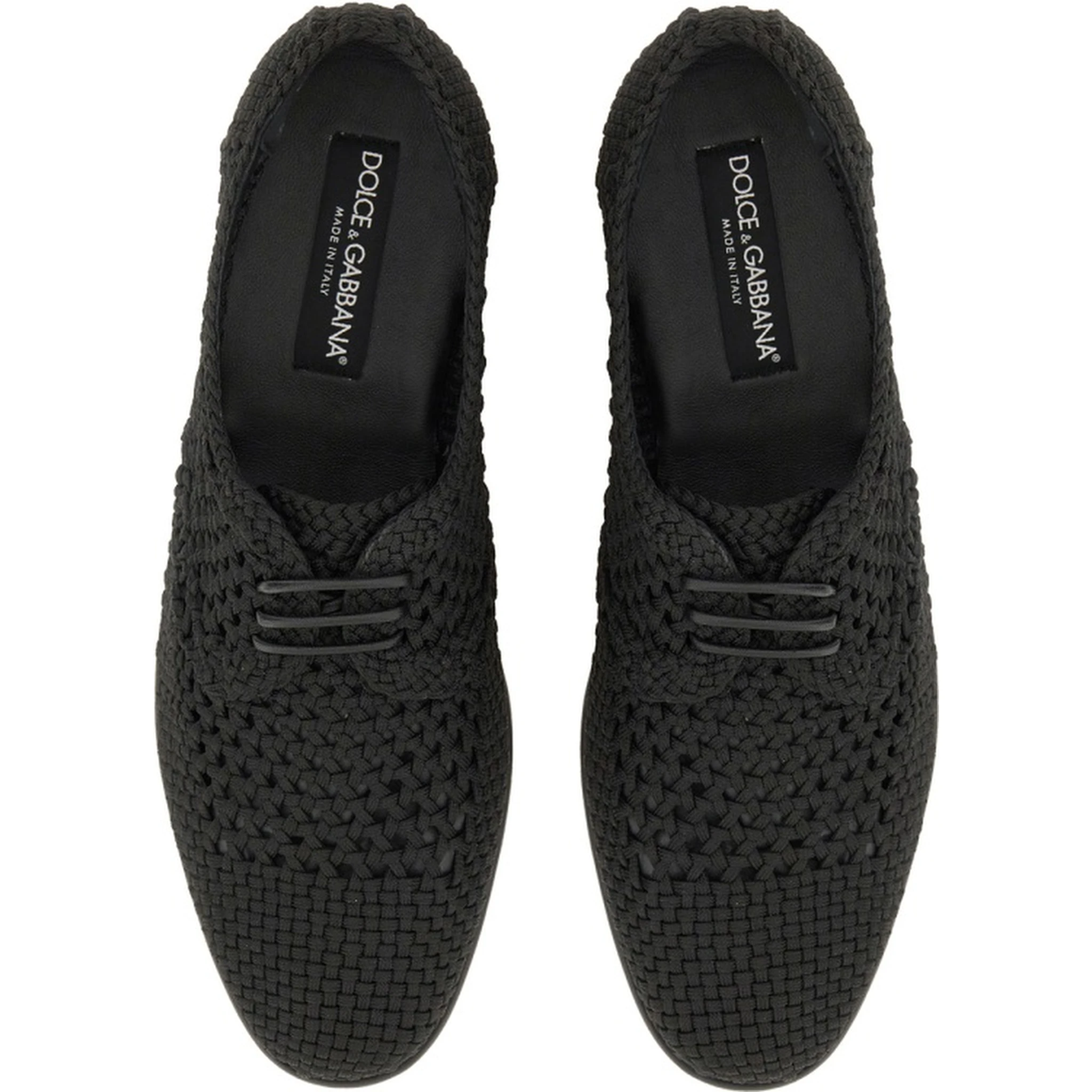 WOVEN FABRIC "DERBY" SHOE