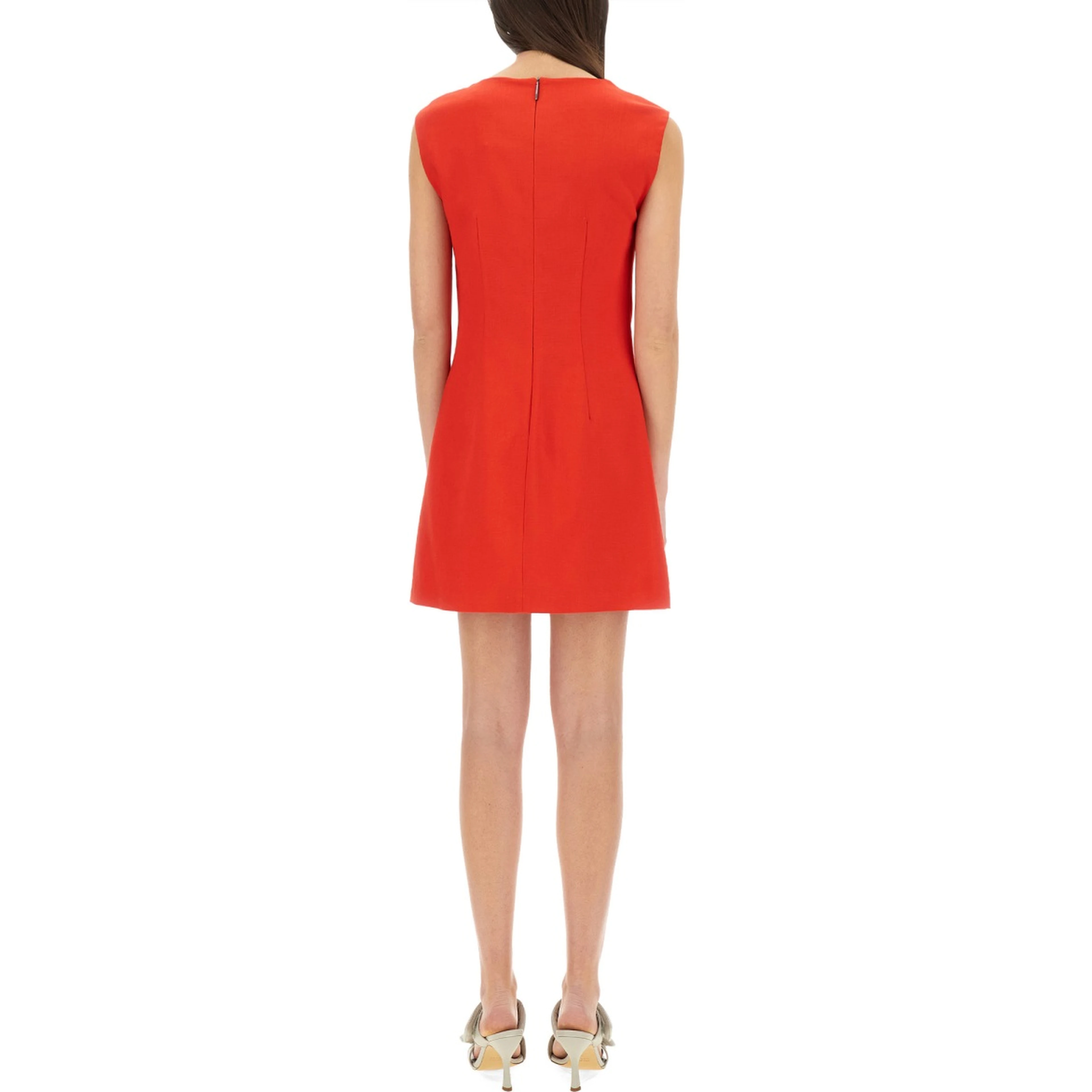 DRESS WITH DRAPE