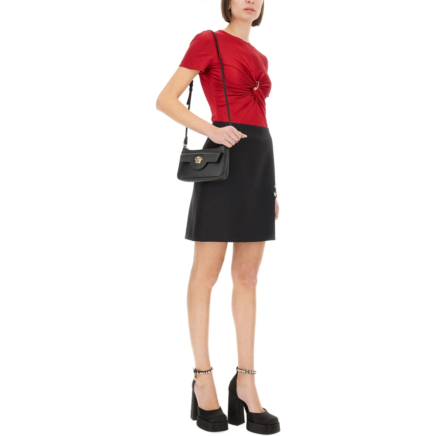 "SAFETY PIN" CURLED TOP