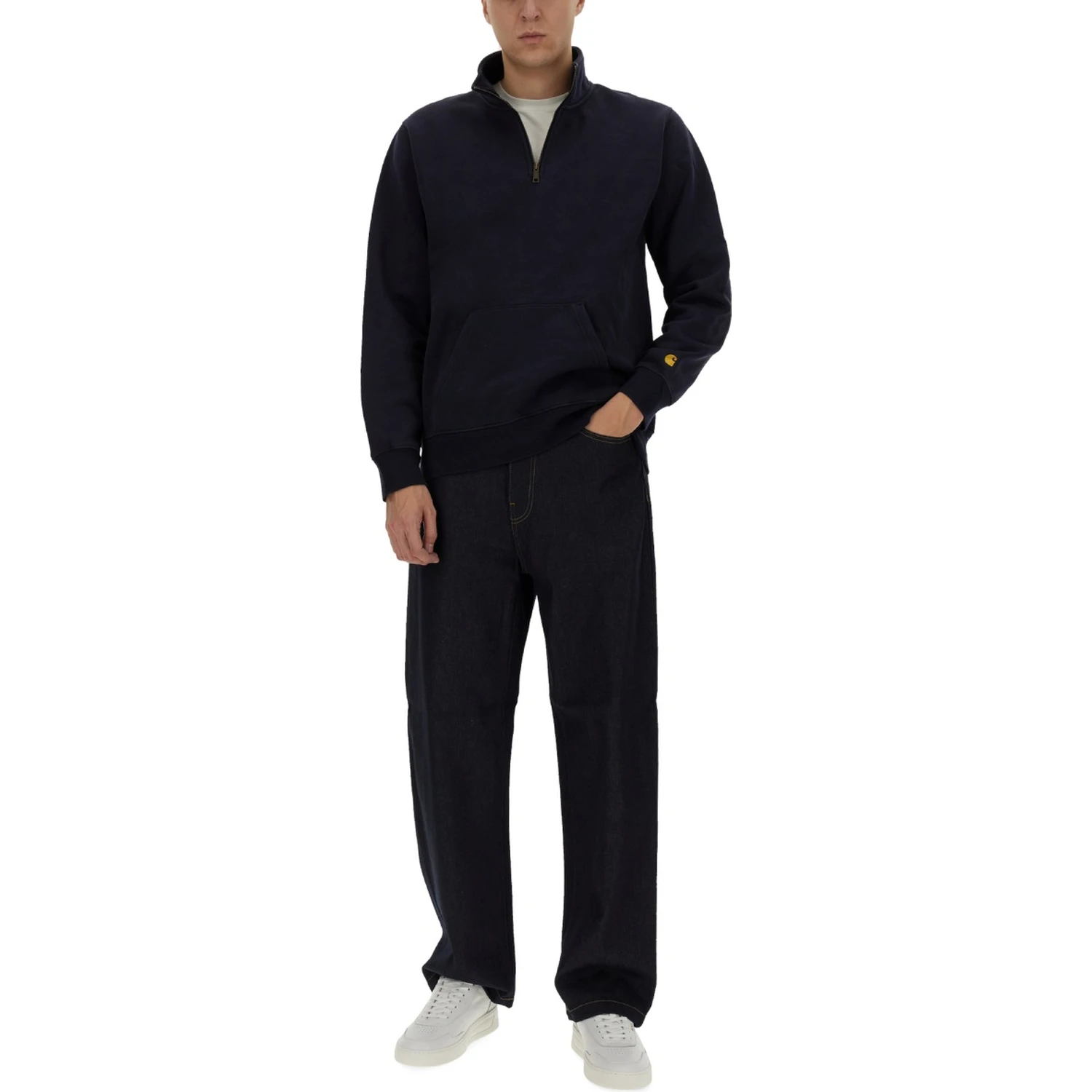 HALF ZIPPER SWEATSHIRT