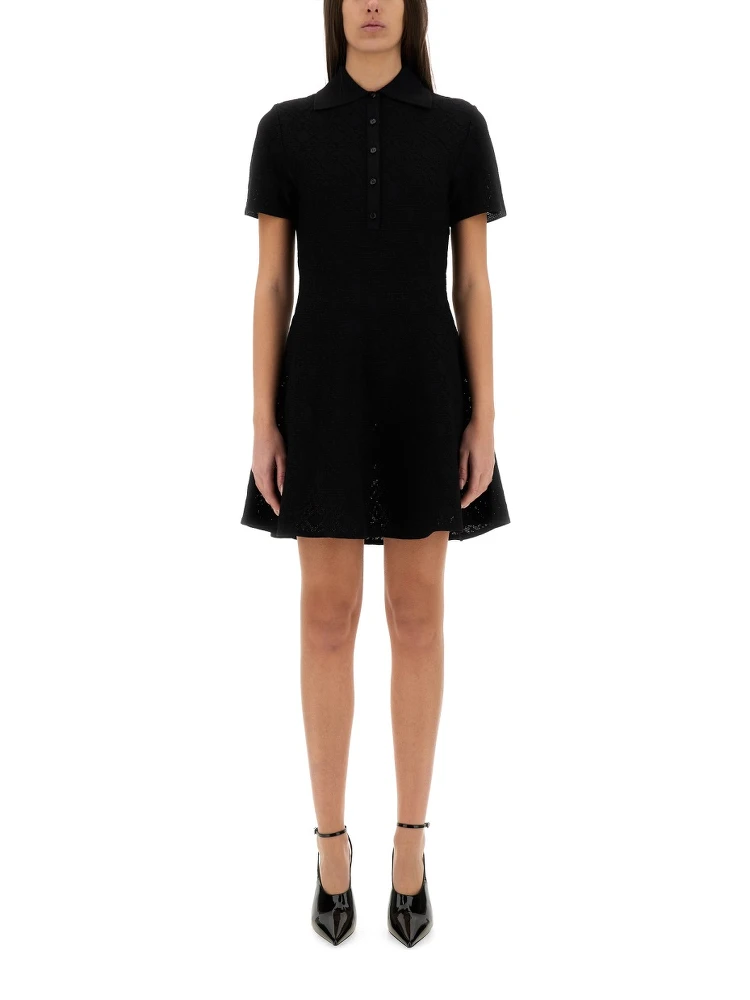 "MONOGRAM 72" JACQUARD POLO STYLE DRESS