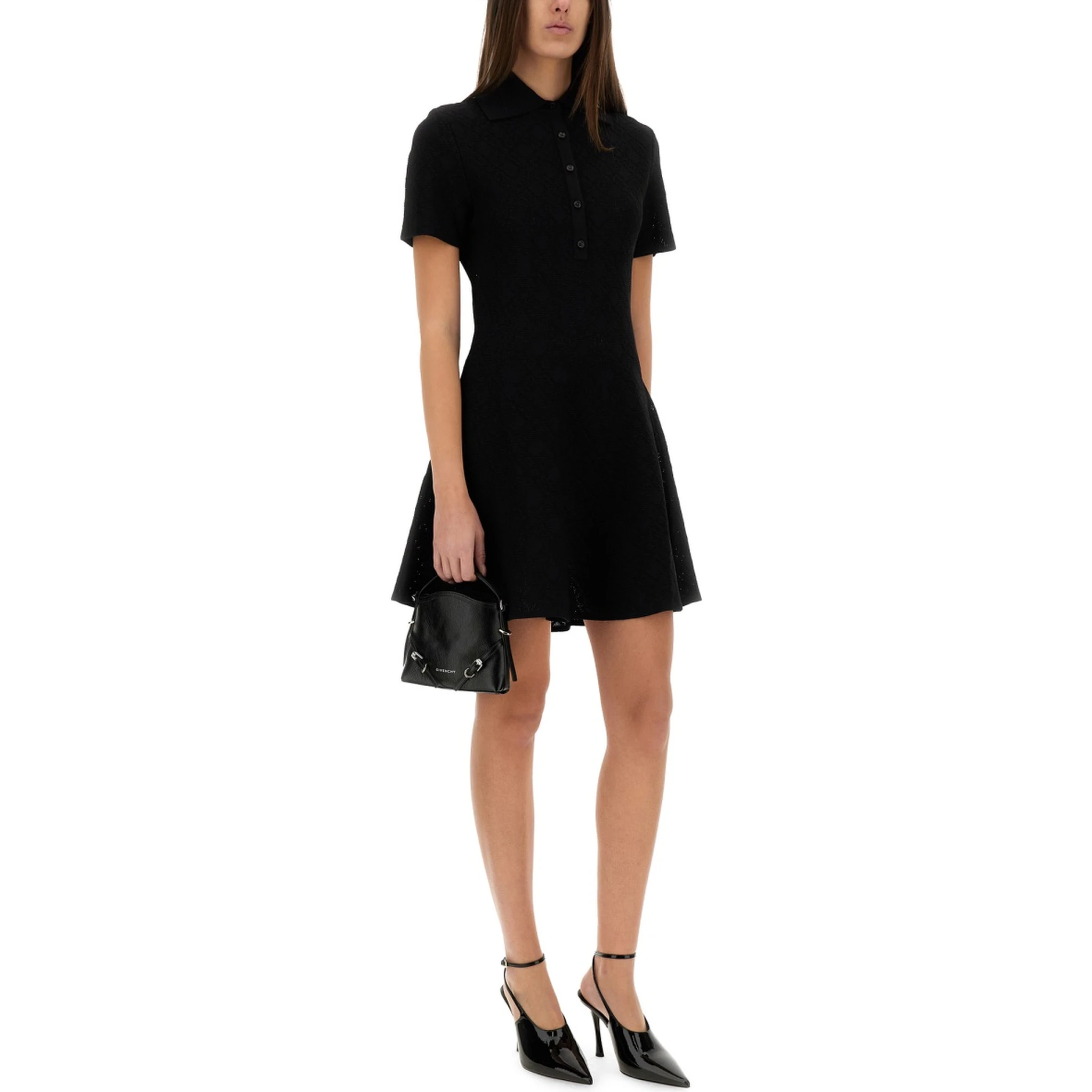 "MONOGRAM 72" JACQUARD POLO STYLE DRESS