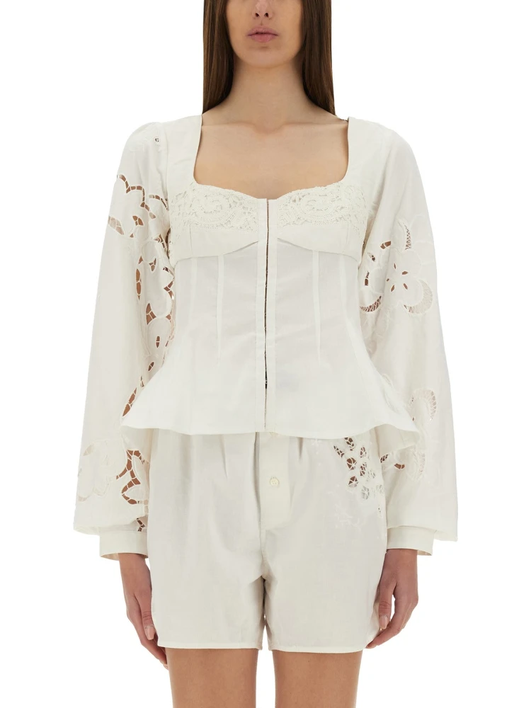 UPCYCLED LINEN TOP