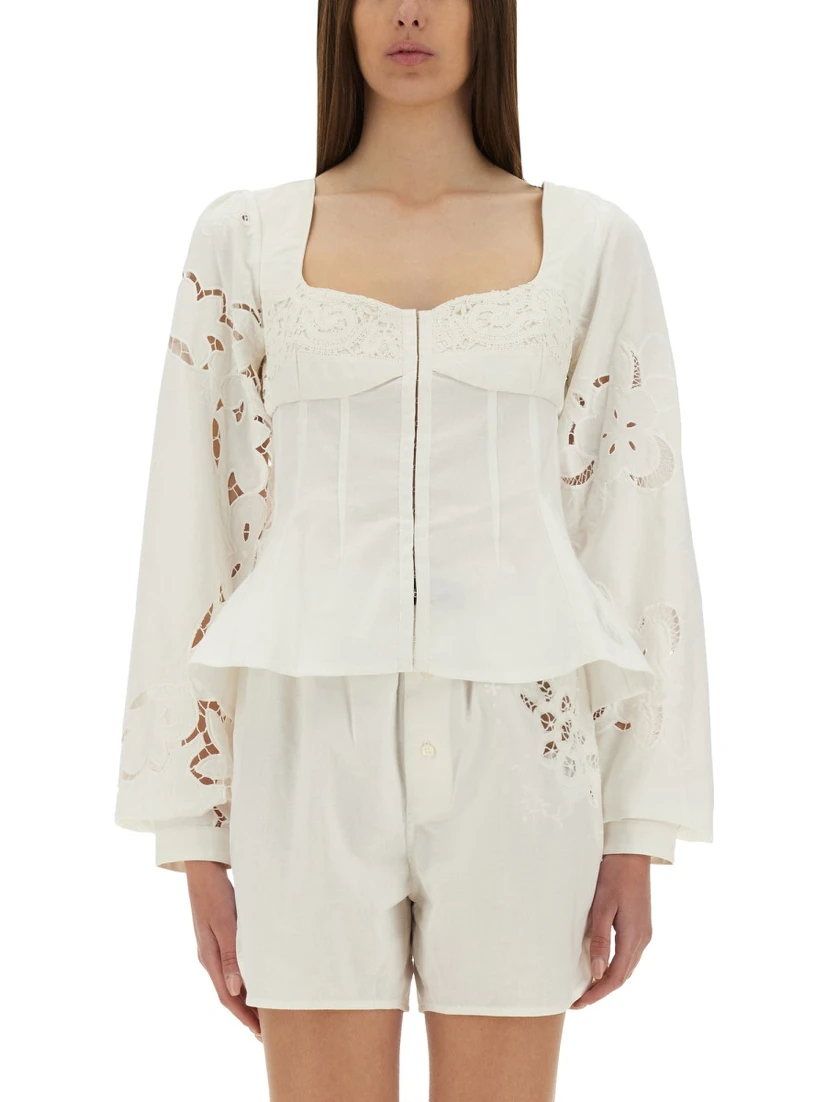 UPCYCLED LINEN TOP