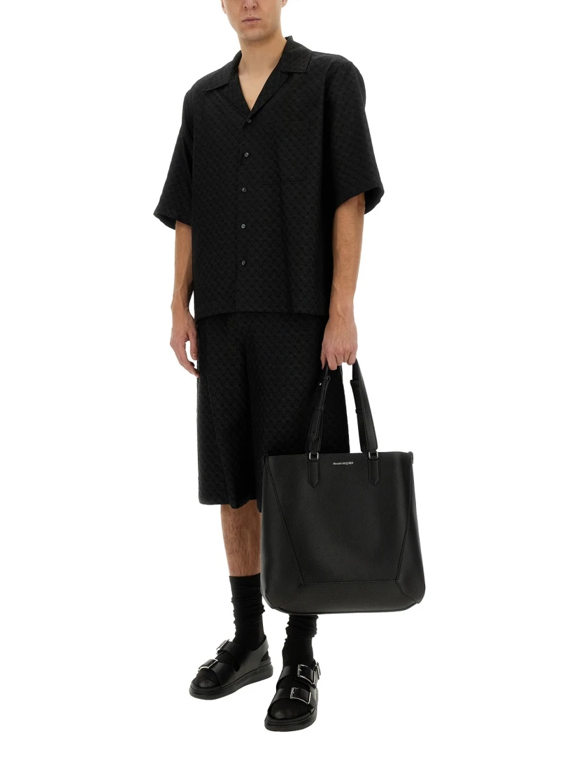 "SKULL" PATTERN SHIRT