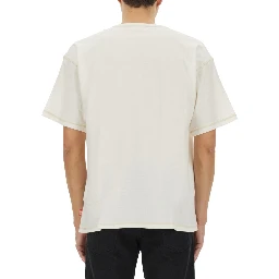 T-SHIRT WITH MAXI OVAL D