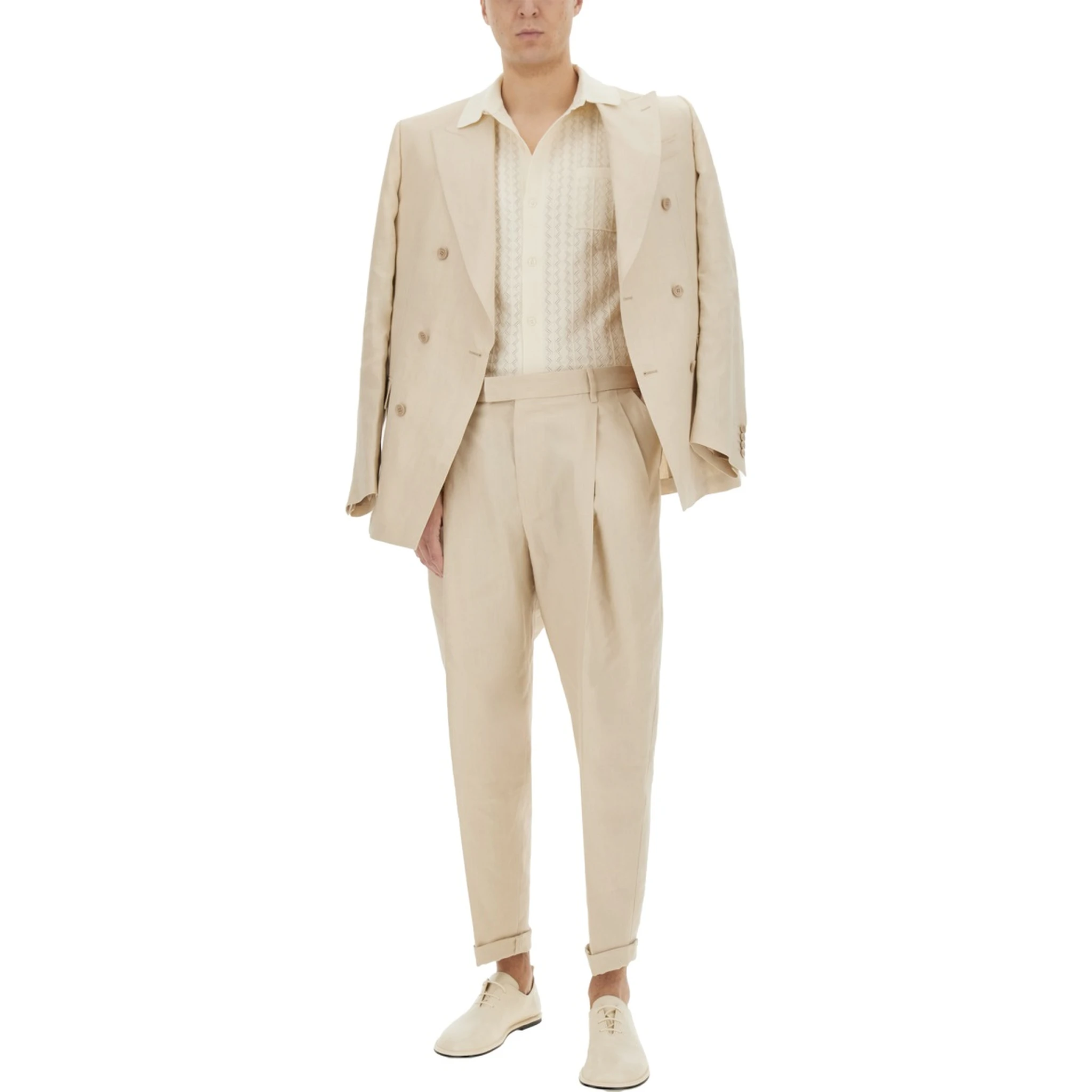 PERFORATED COTTON KNIT SHIRT