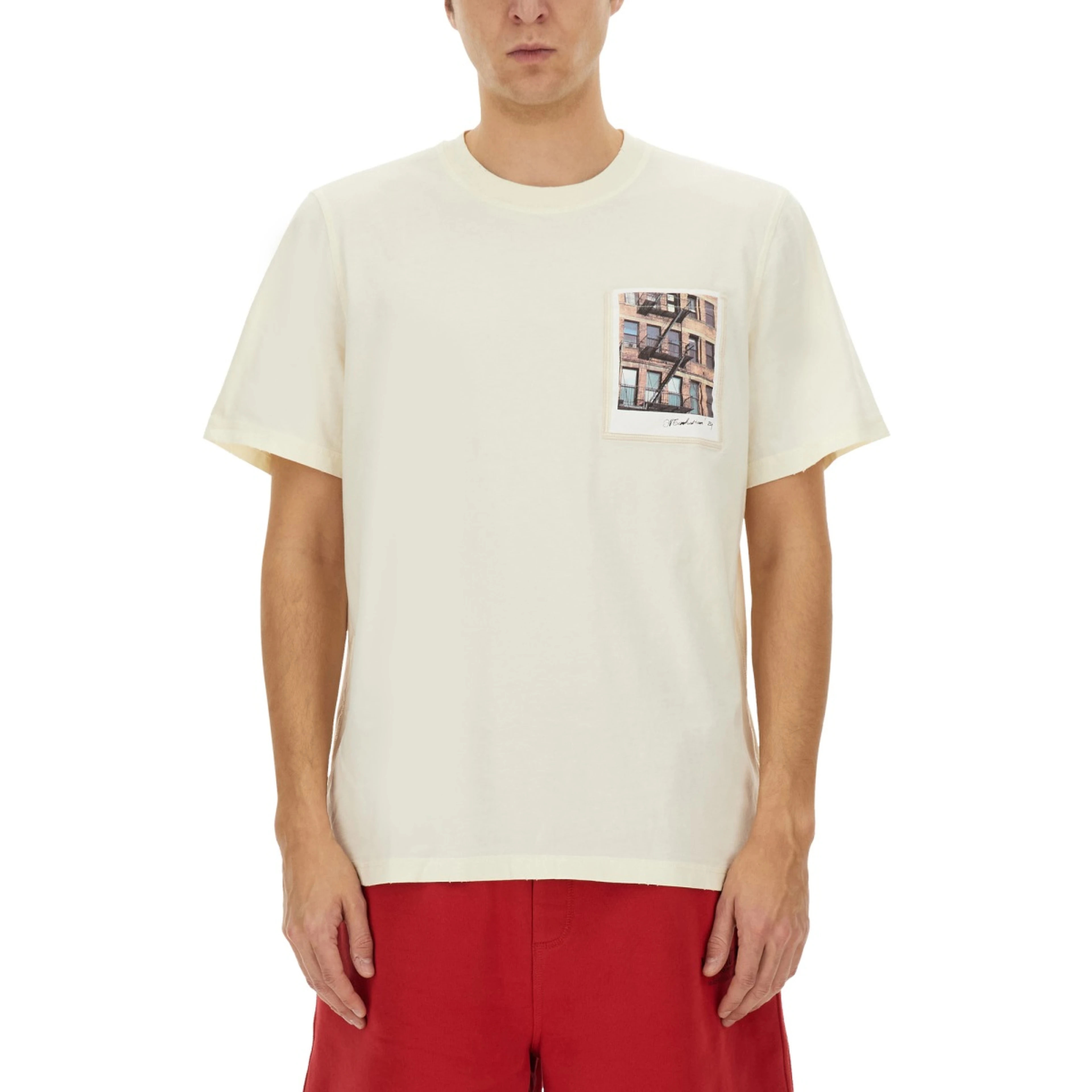 "POSTCARD BUILDING" T-SHIRT