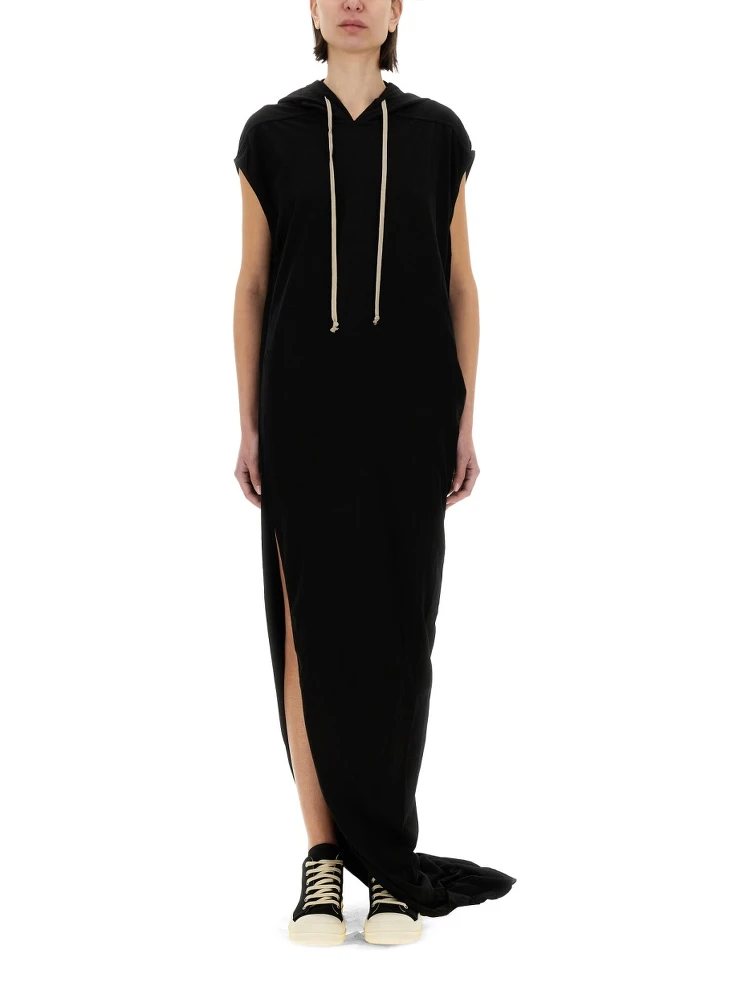 LONG DRESS WITH HOOD