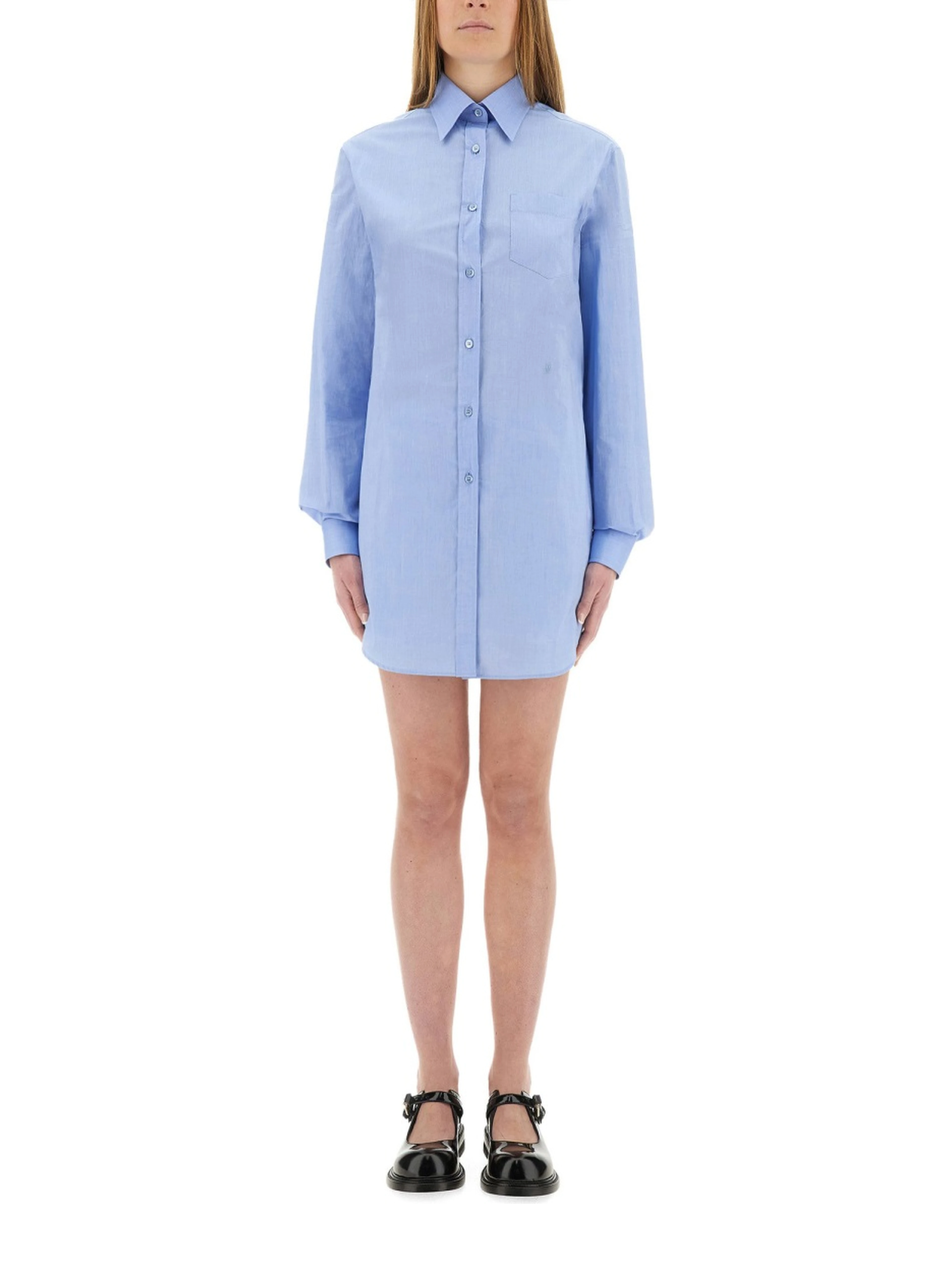 POPLIN CHEMISE JUMPSUIT