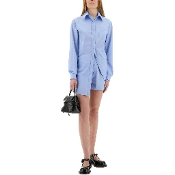 POPLIN CHEMISE JUMPSUIT