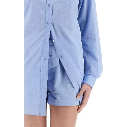 POPLIN CHEMISE JUMPSUIT