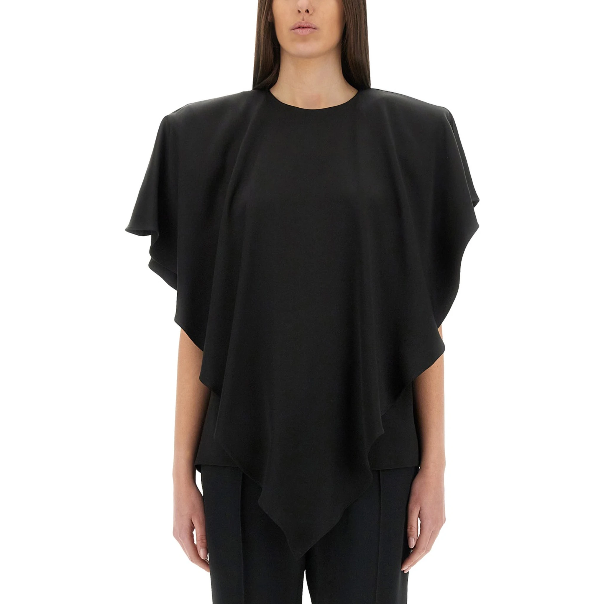 بلوزة مكشكشة