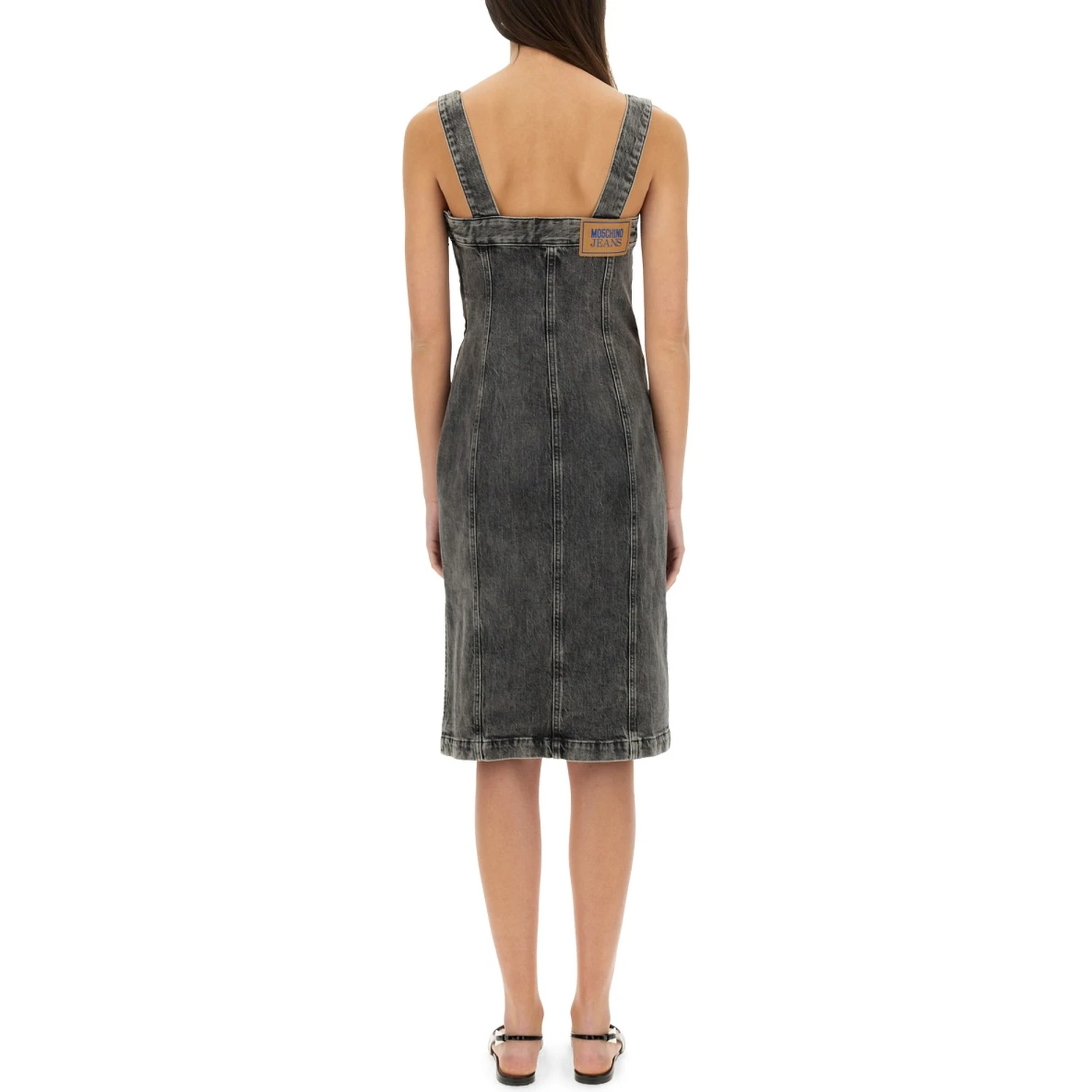 DENIM MIDI DRESS