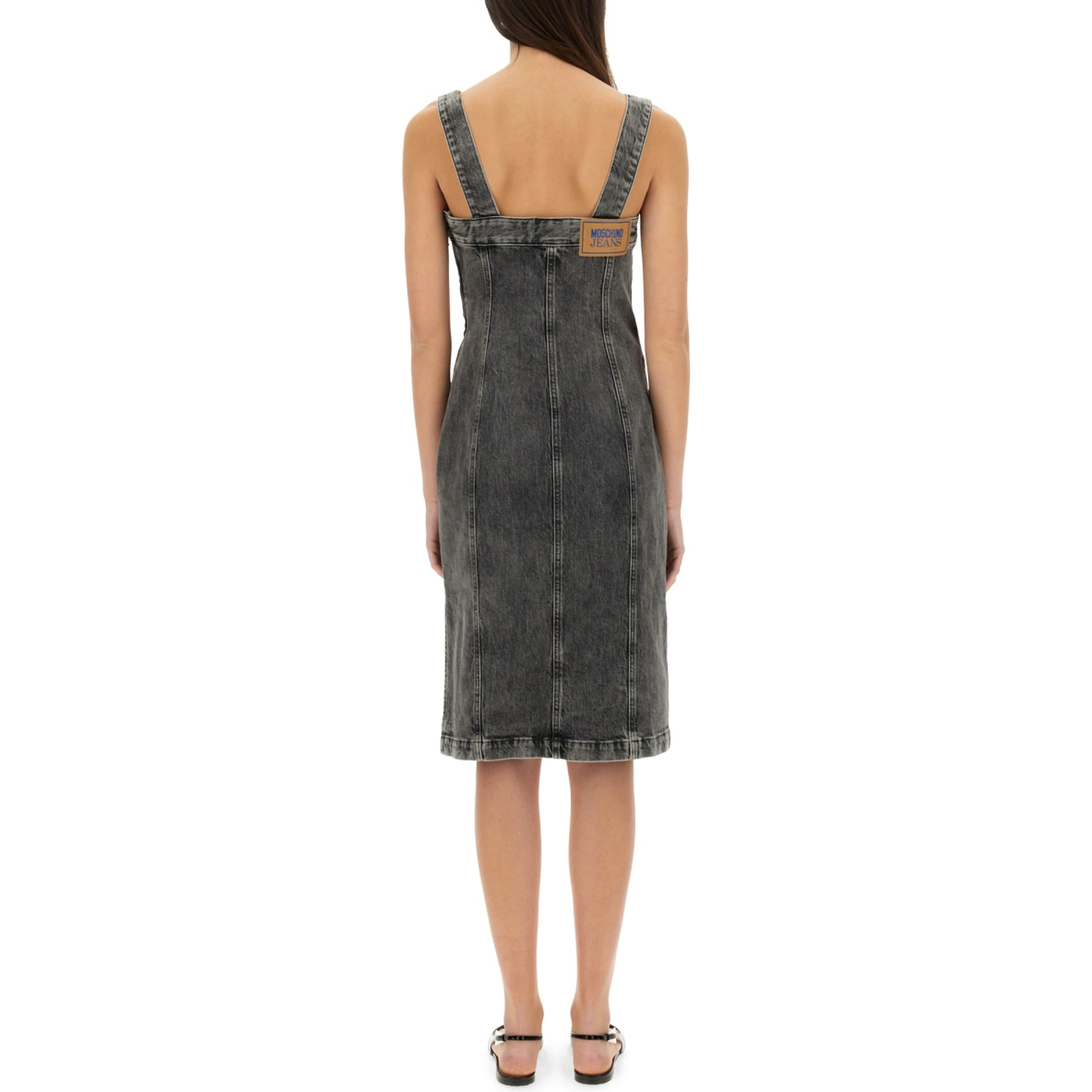 DENIM MIDI DRESS