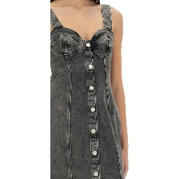 DENIM MIDI DRESS