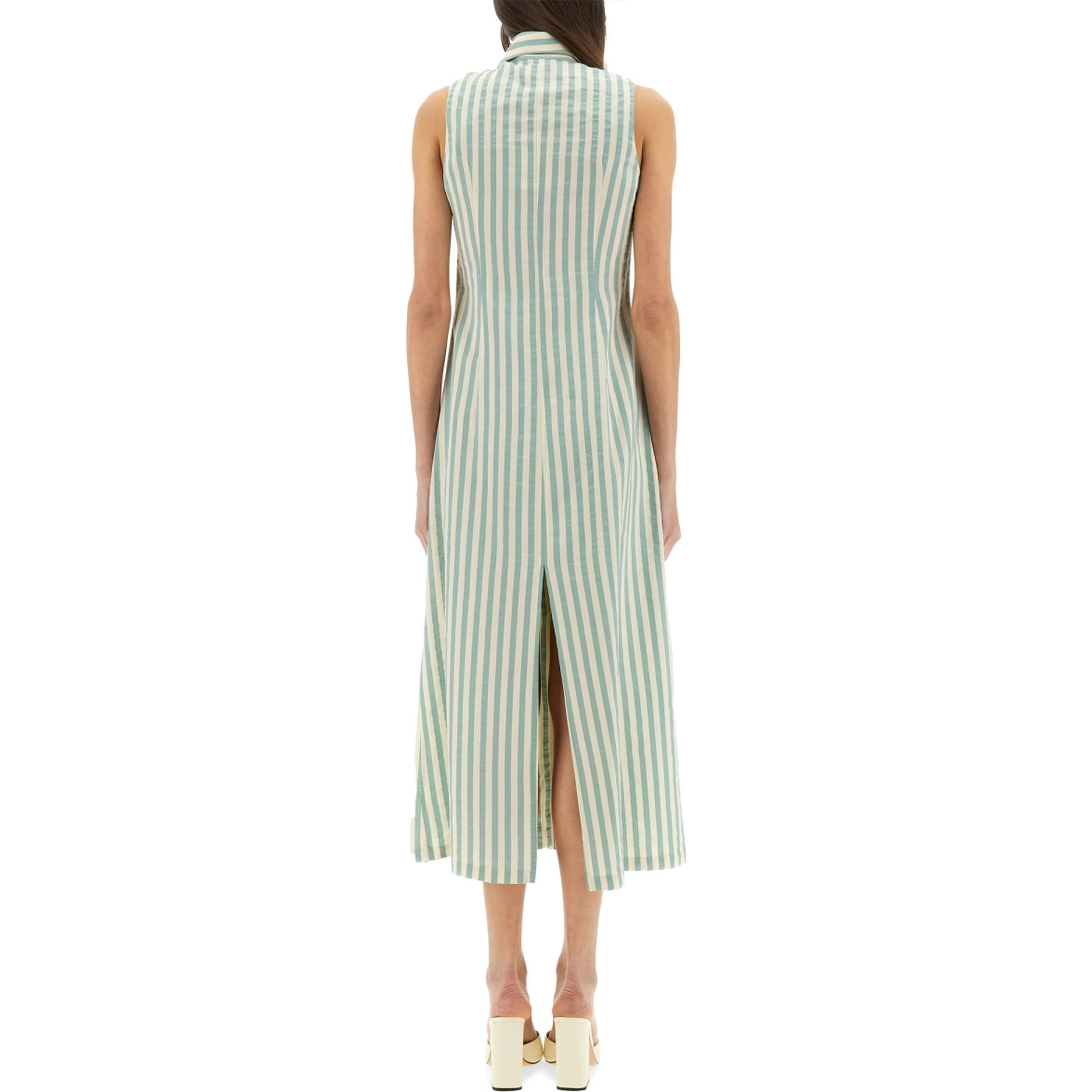 "COLORFUL STRIPES" CHEMISIER DRESS