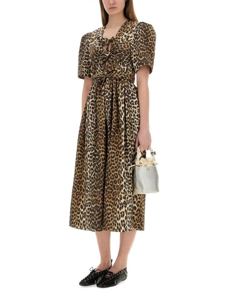 LEOPARD PRINT MIDI DRESS alternative