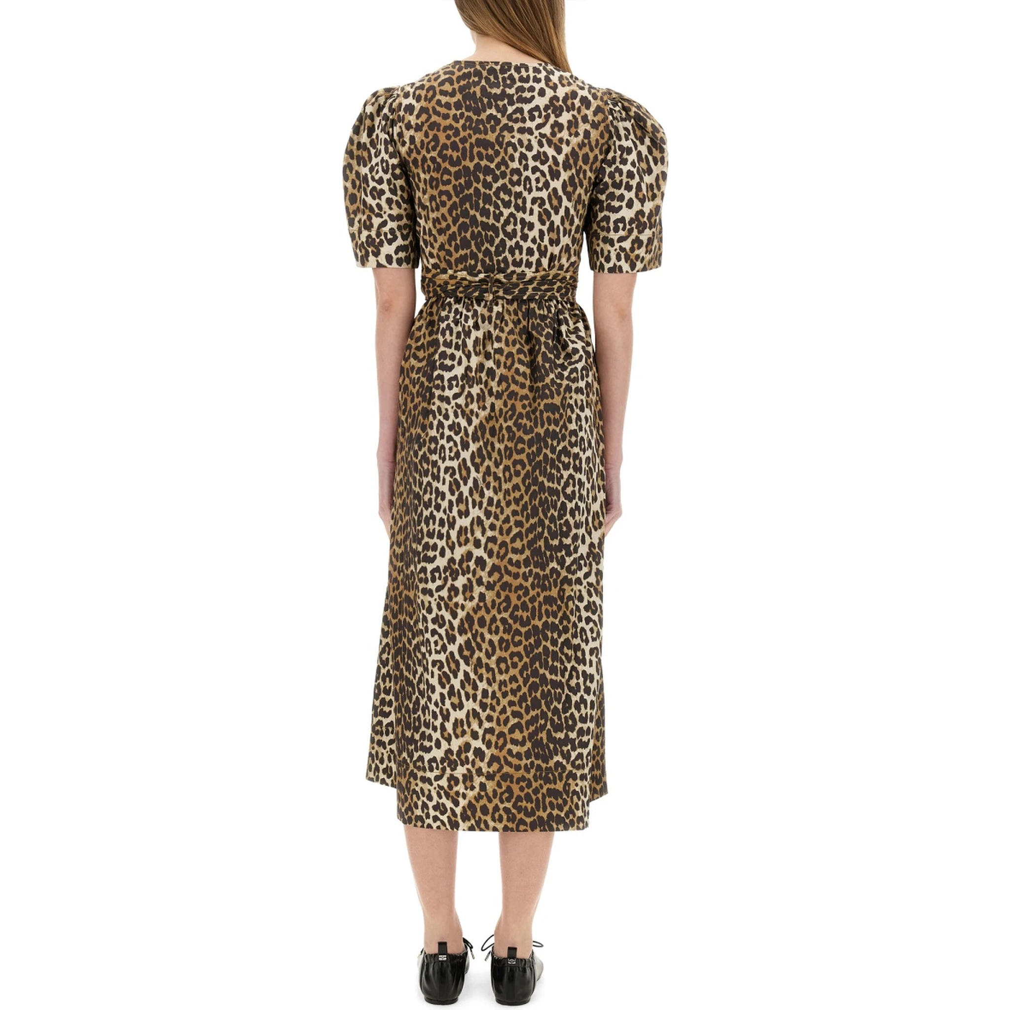 LEOPARD PRINT MIDI DRESS