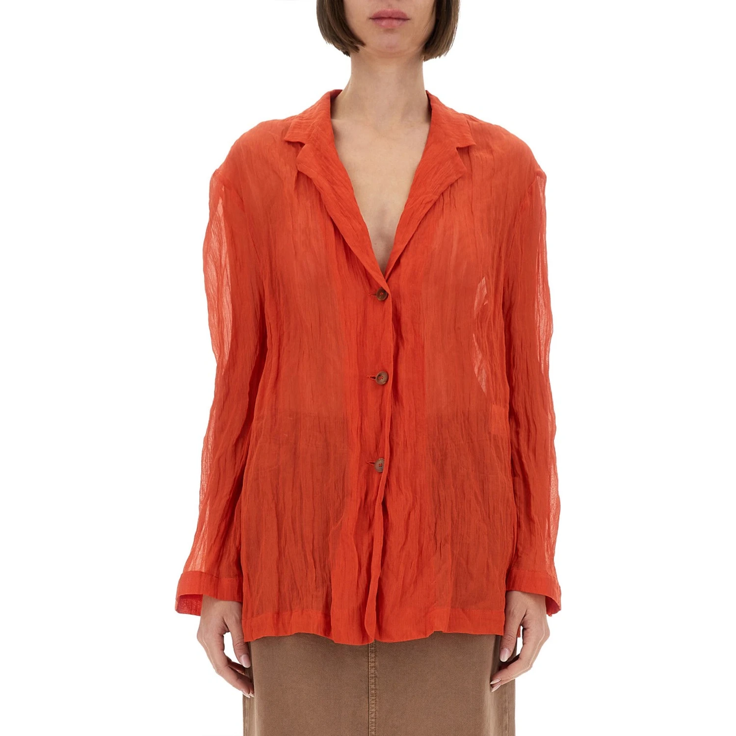 WRINKLED EFFECT SHIRT