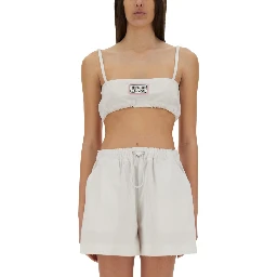 COTTON BANDEAU TOP