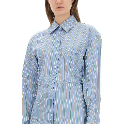 JACQUARD SHIRT AND KNOT IN THE BACK
