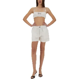 COTTON BANDEAU TOP