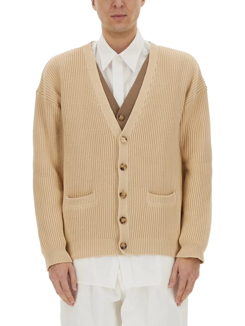 ORGANIC COTTON BLEND CARDIGAN