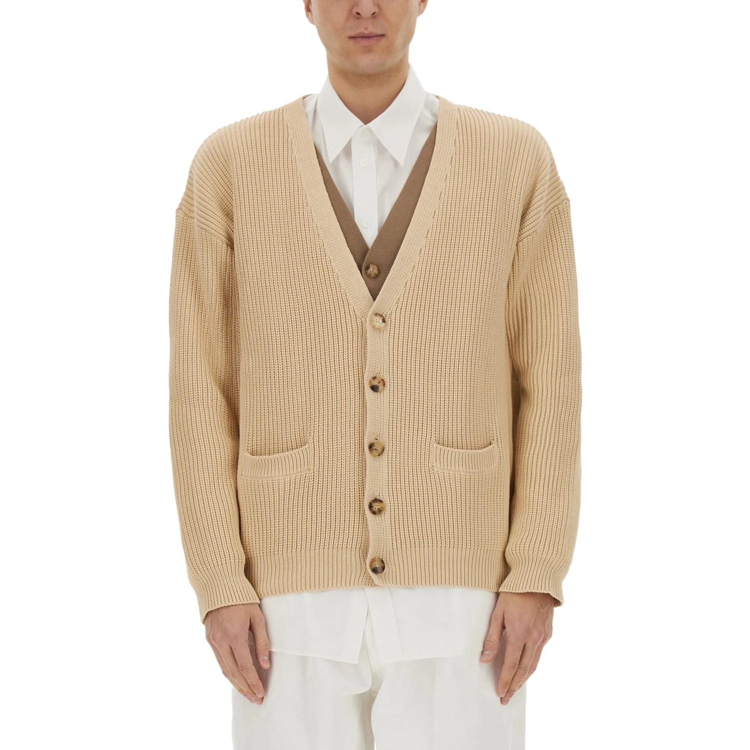 ORGANIC COTTON BLEND CARDIGAN