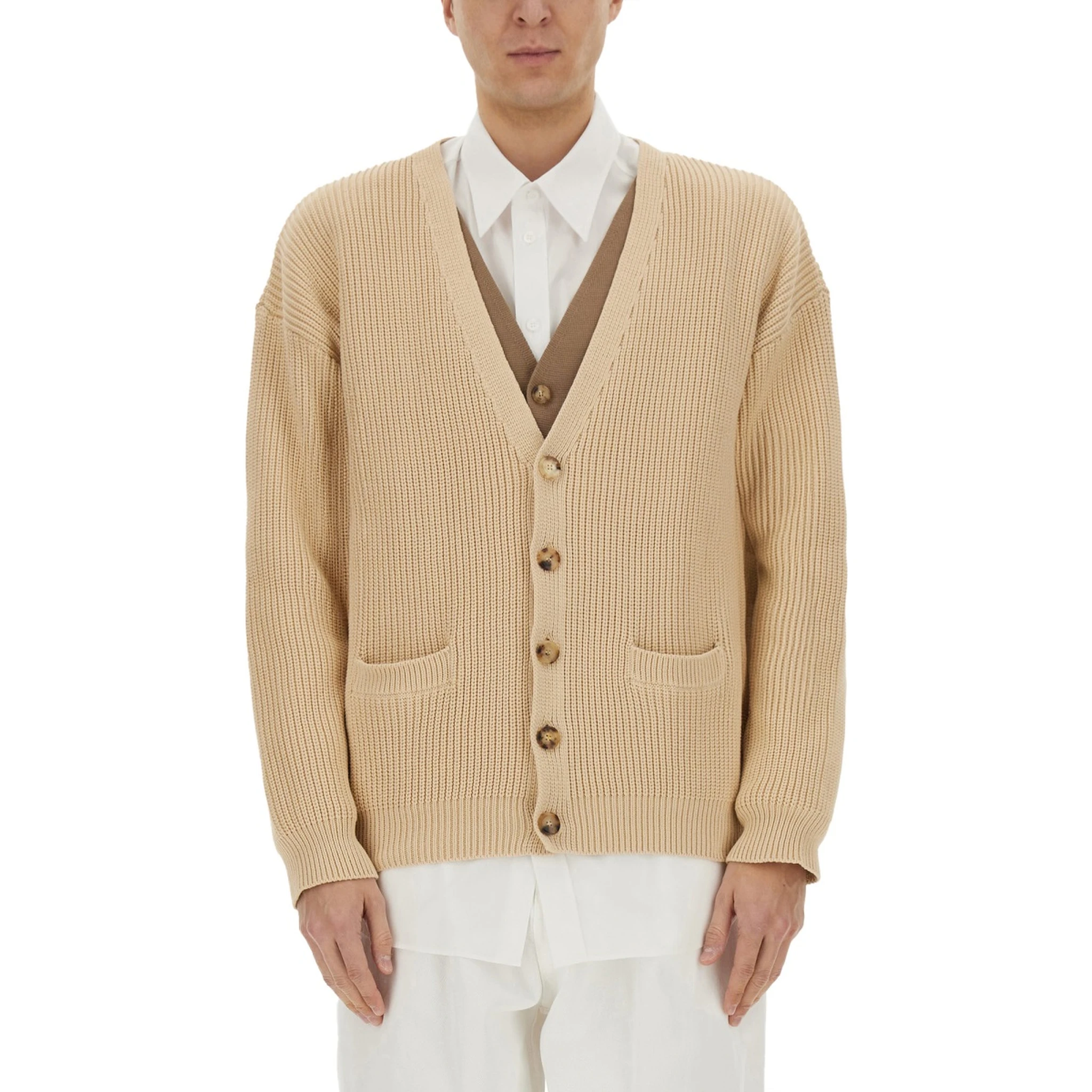 ORGANIC COTTON BLEND CARDIGAN