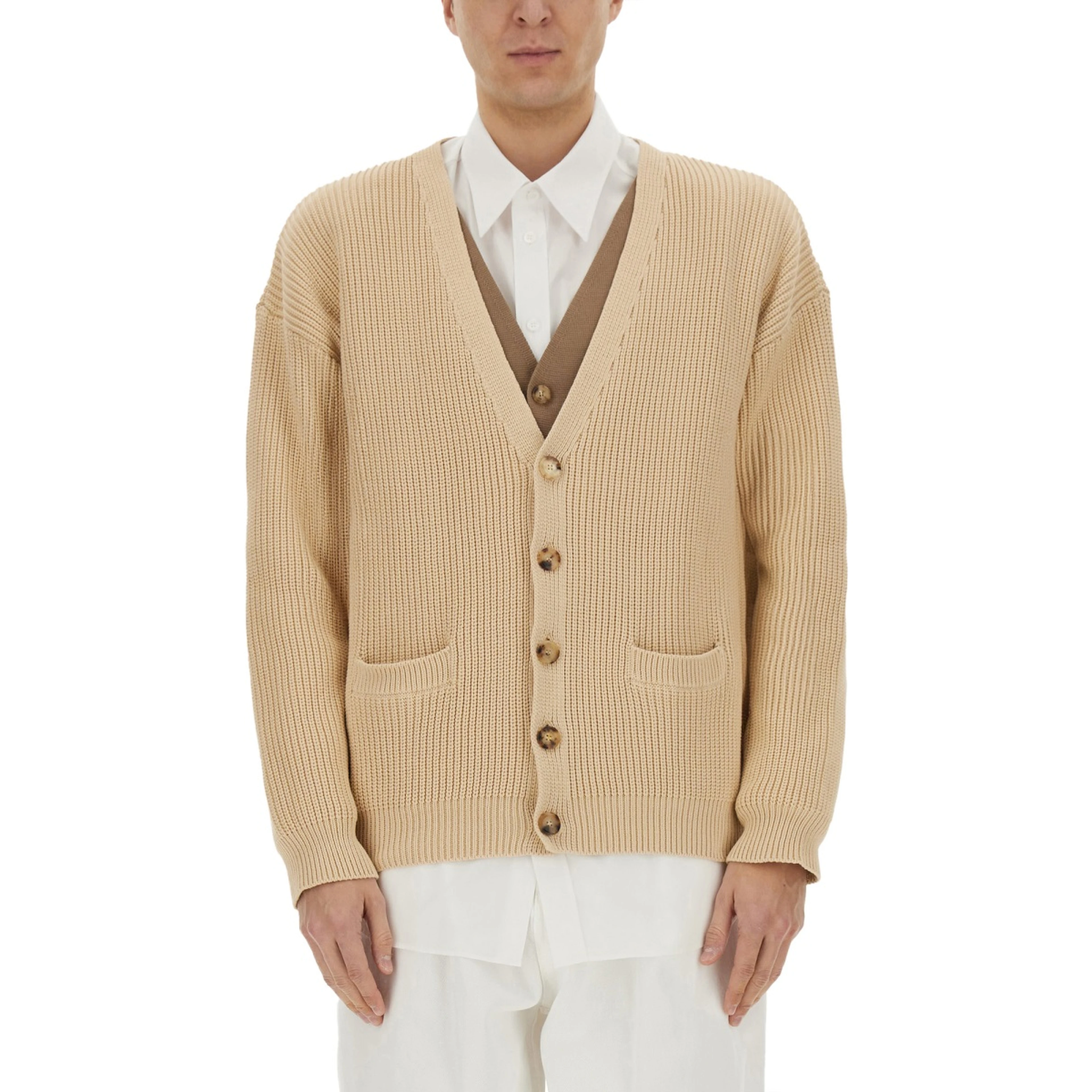 ORGANIC COTTON BLEND CARDIGAN