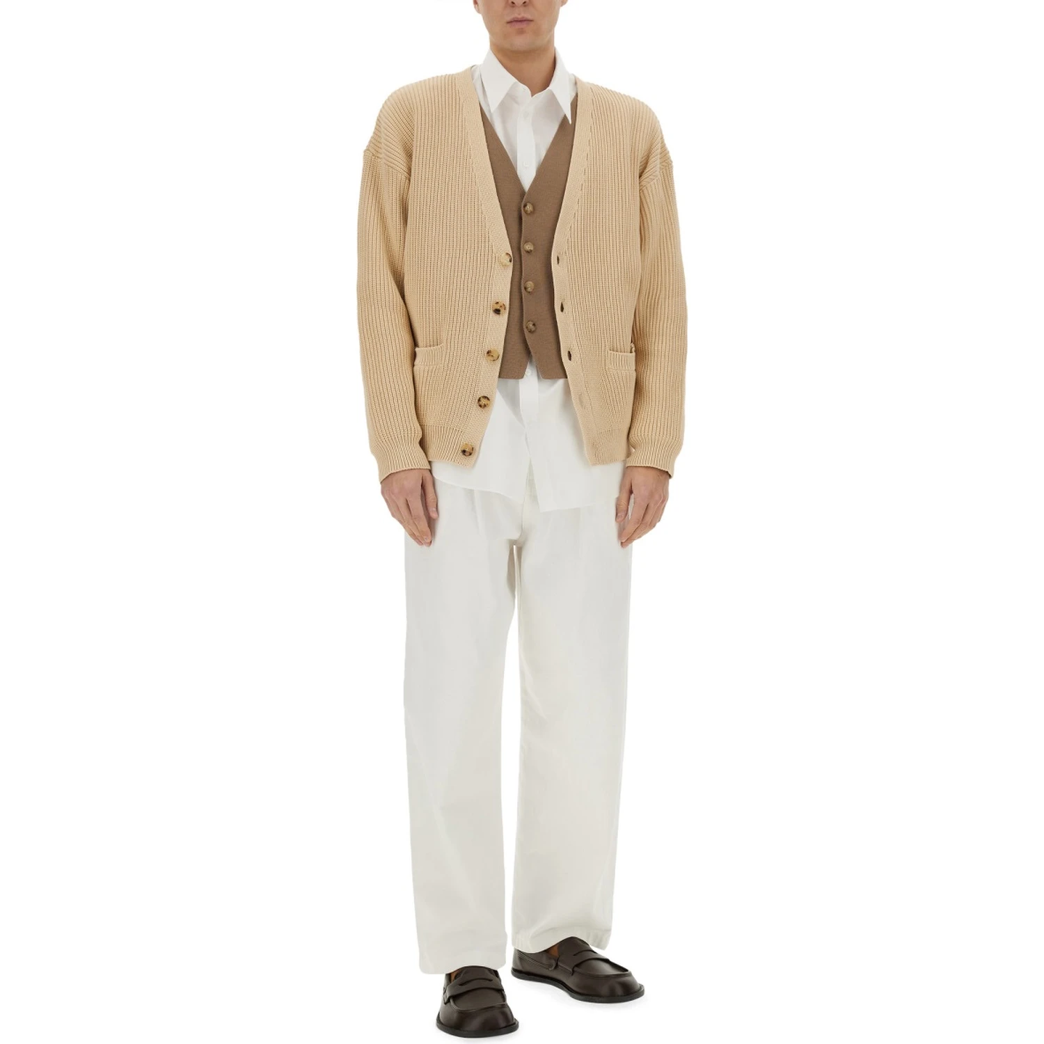 ORGANIC COTTON BLEND CARDIGAN