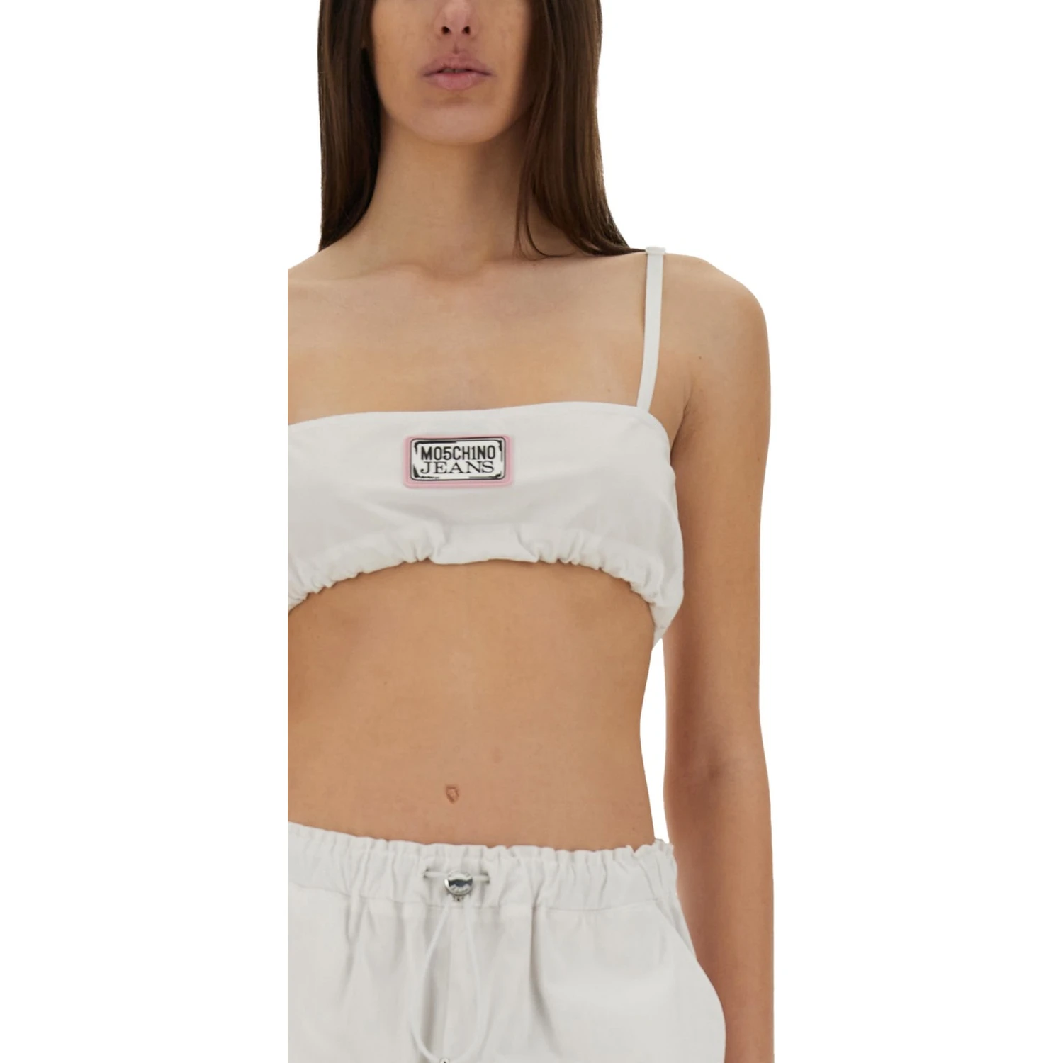 COTTON BANDEAU TOP
