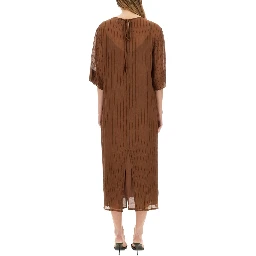 SILK MIDI DRESS