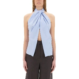 SLEEVELESS TOP WITH PANEL