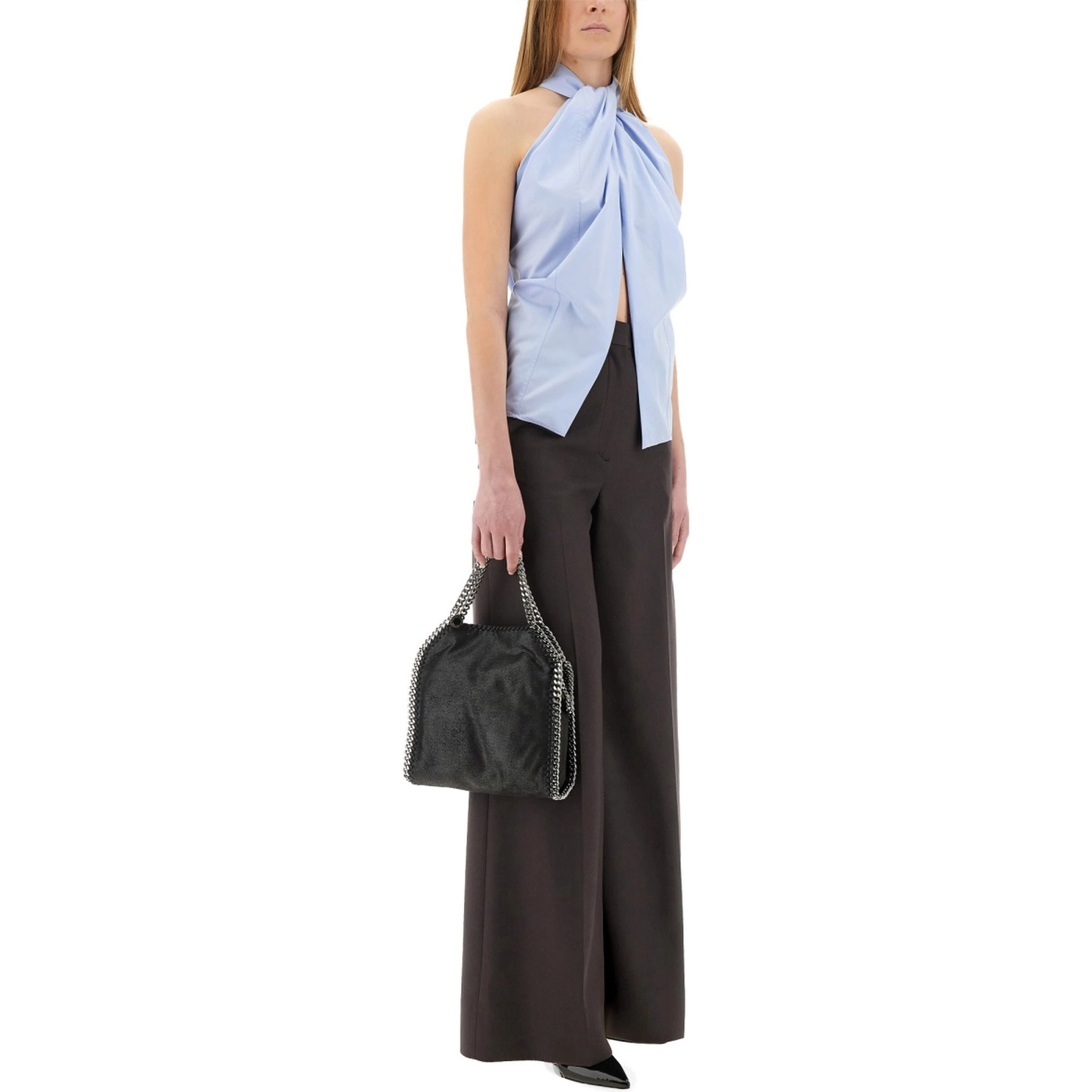 SLEEVELESS TOP WITH PANEL