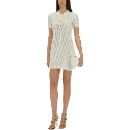MINI CROCHET DRESS WITH SEQUINS