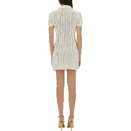 MINI CROCHET DRESS WITH SEQUINS