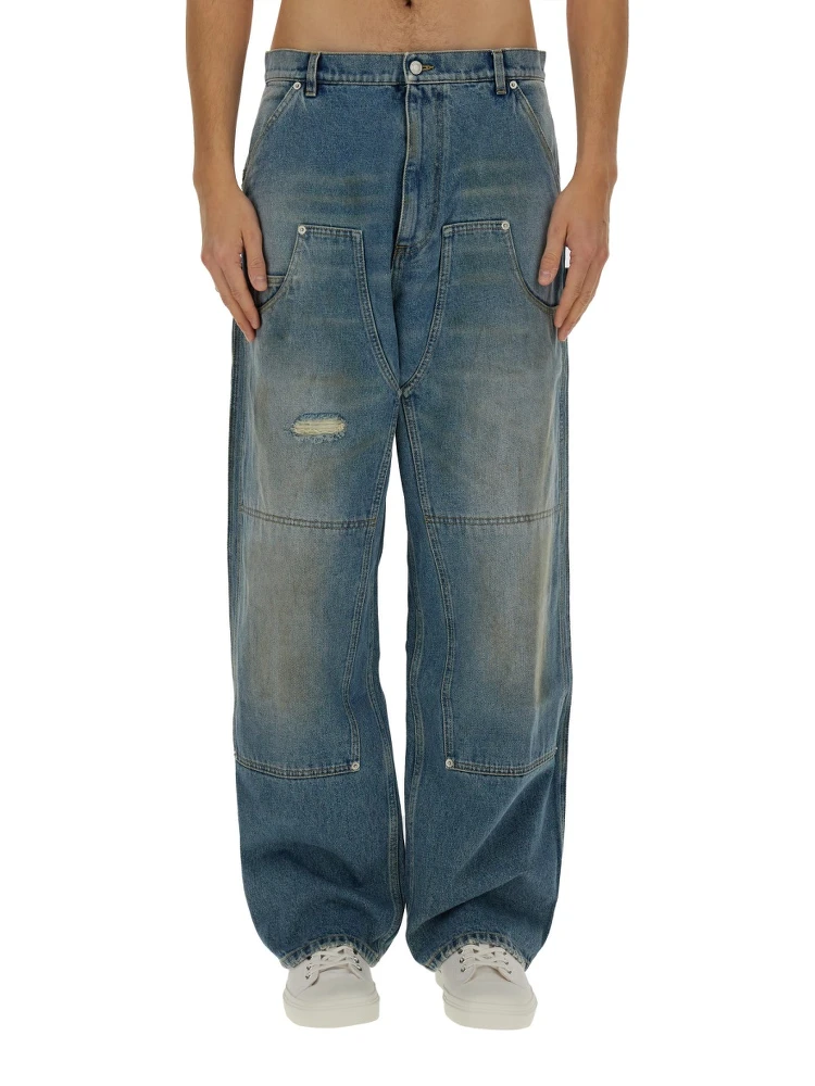 "WIDE-LEG" JEANS