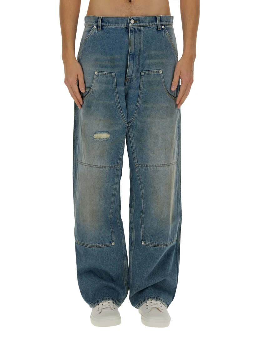 "WIDE-LEG" JEANS