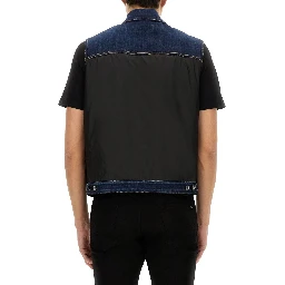 سترة منفوخة من الدنيم