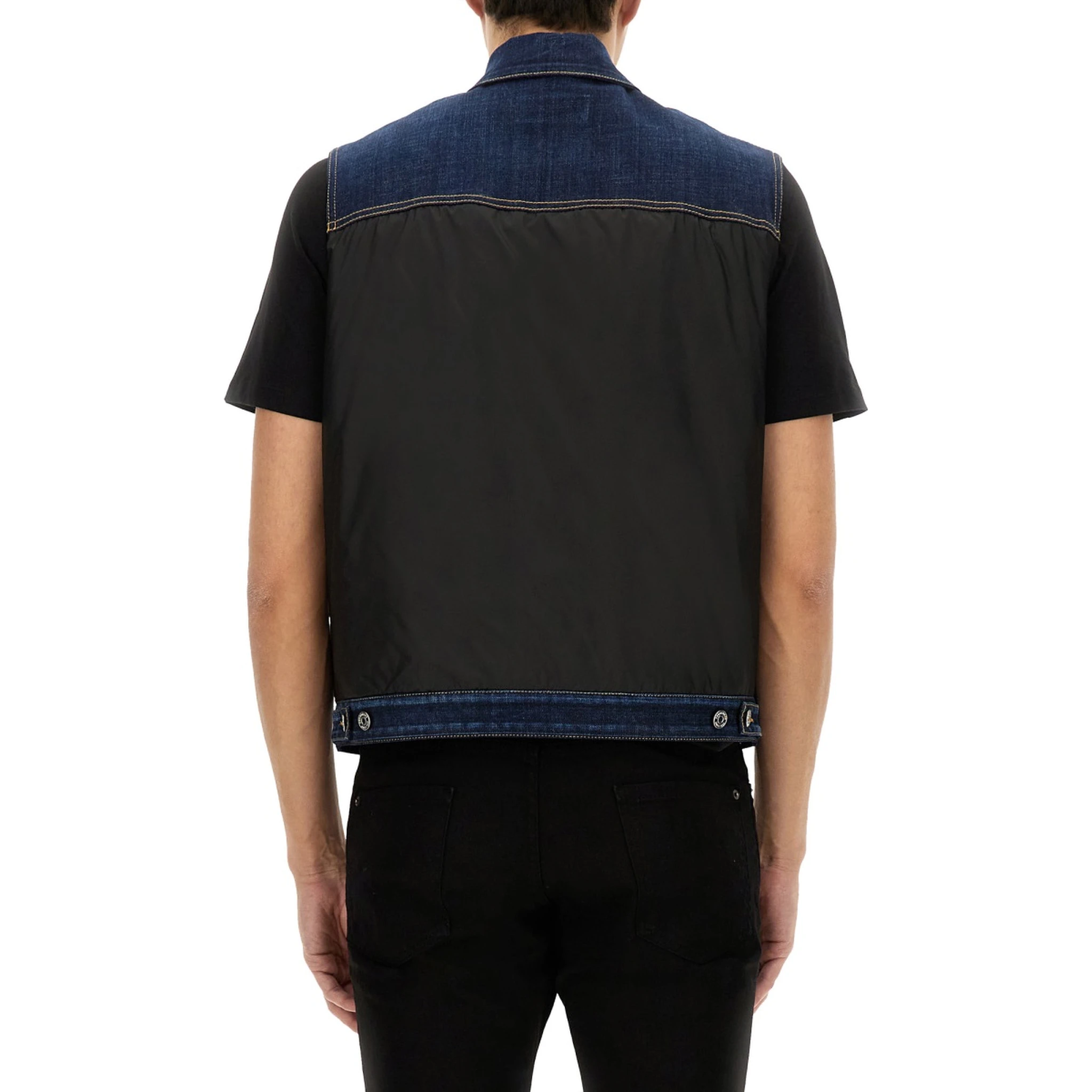 سترة منفوخة من الدنيم