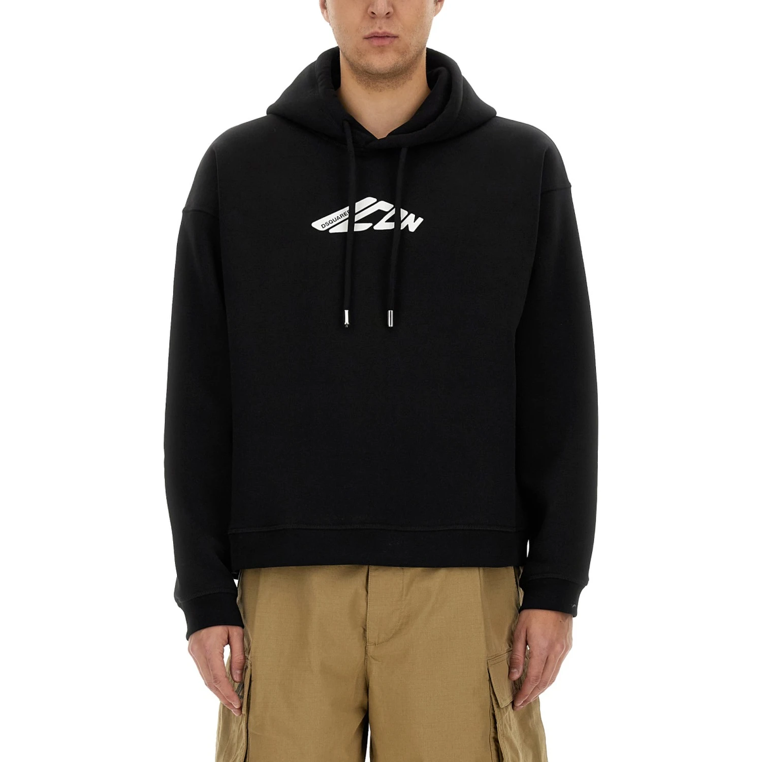 SWEATSHIRT WITH LOGO PRINT