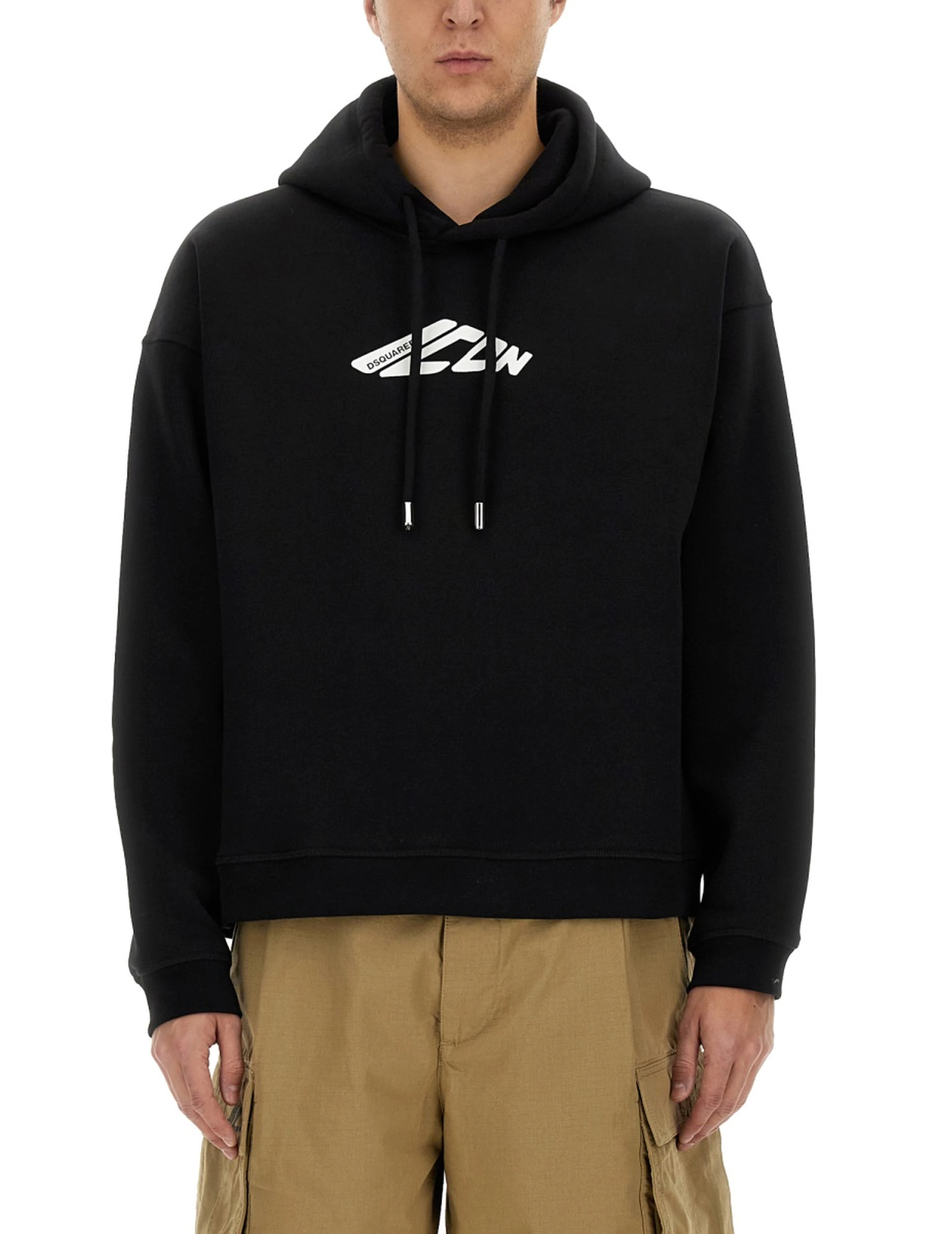 SWEATSHIRT WITH LOGO PRINT