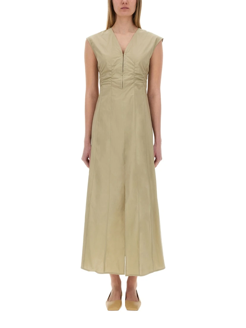 LONG POPLIN DRESS